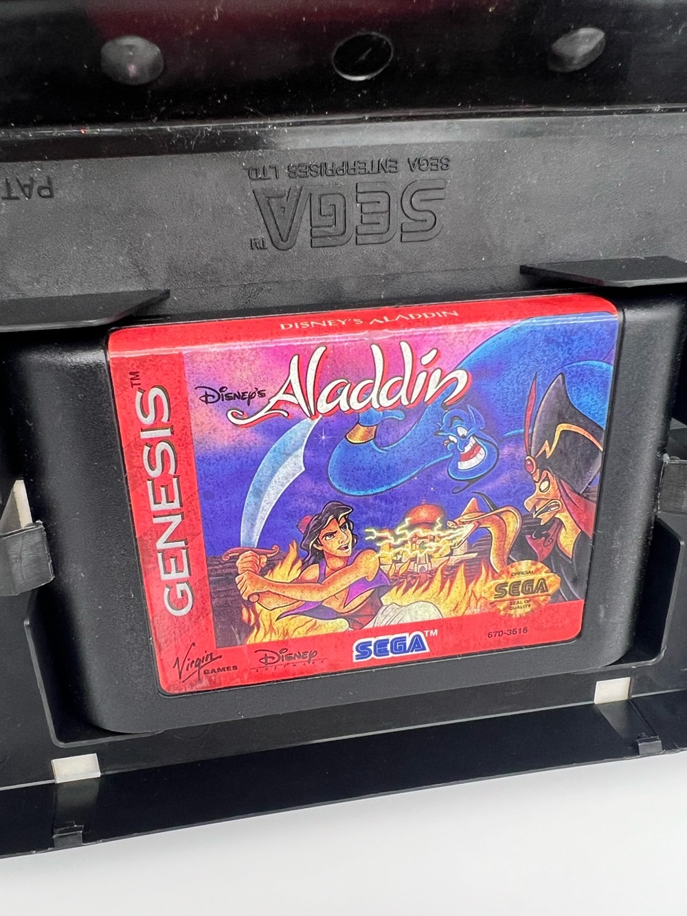 Vintage Genesis Disney Aladdin Video Game complete case book video game - Picture 5 of 5